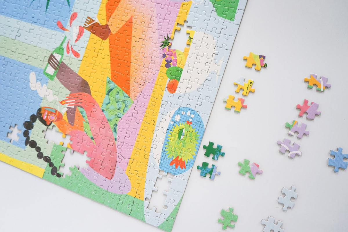 Best mom hack for puzzles. Organize your puzzle pieces in just 4 quick  steps.