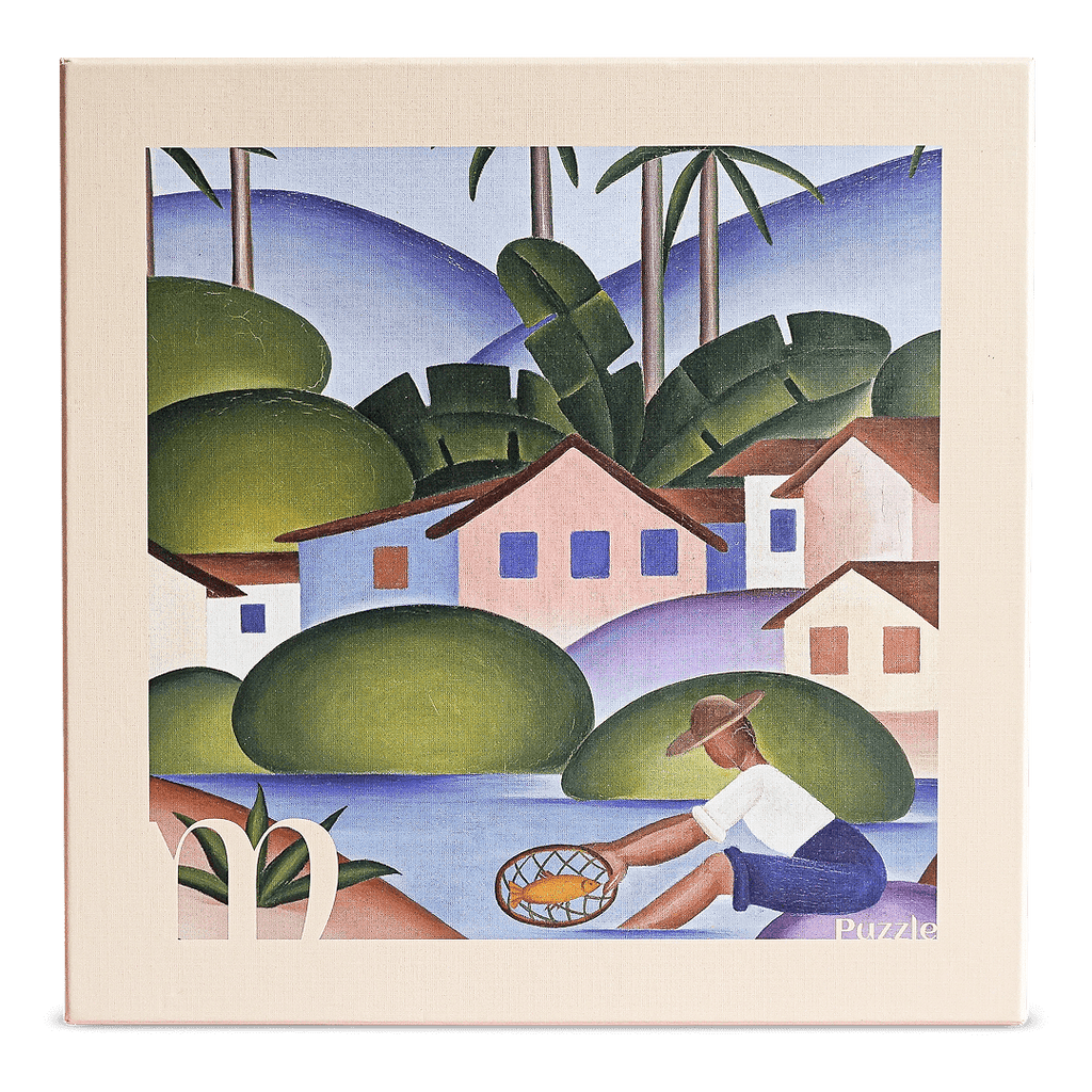 1000 pieces brazilian landscape jigsaw puzzle for adults An Angler by Tarsila Do Amaral
